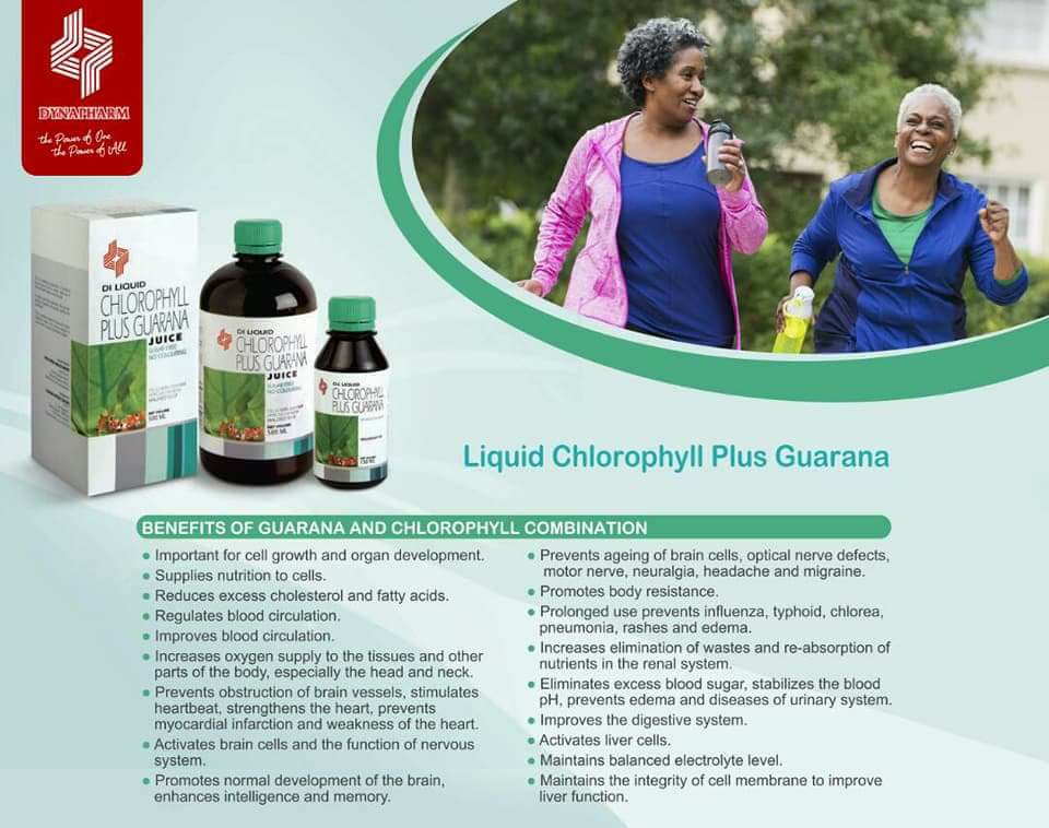 LIQUID CHLOROPHYLL PLUS GUARANA