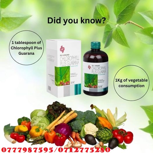 LIQUID CHLOROPHYLL PLUS GUARANA