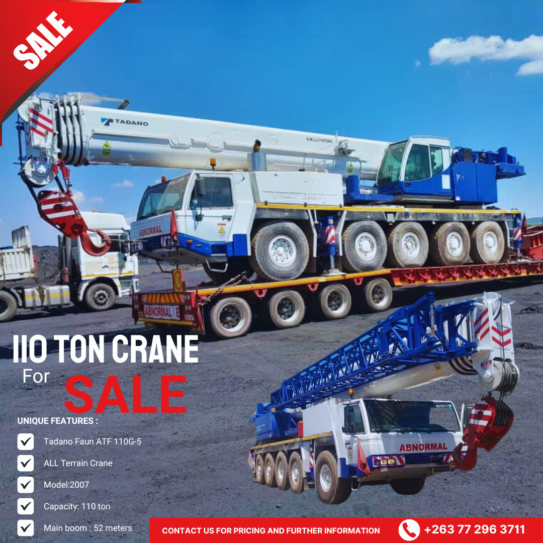 110 Tonne Tadano Faun ATF 110G-5 Crane