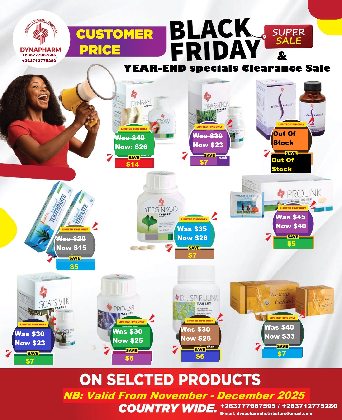Black Friday and Year -end Special Promotions