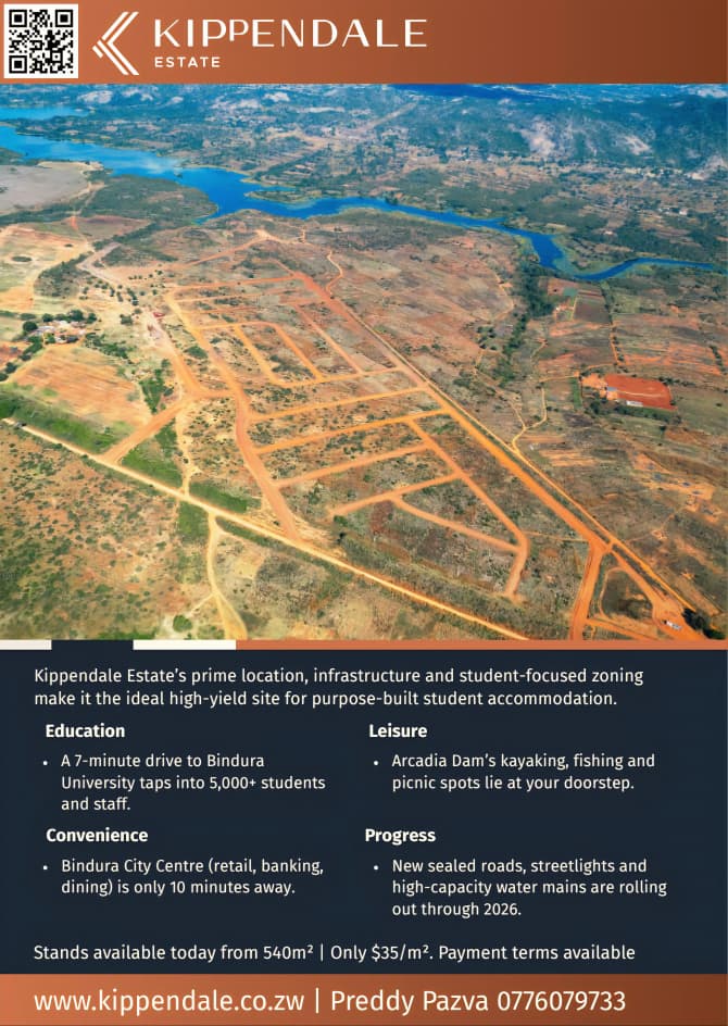 KIPPENDALE ESTATE IN BINDURA