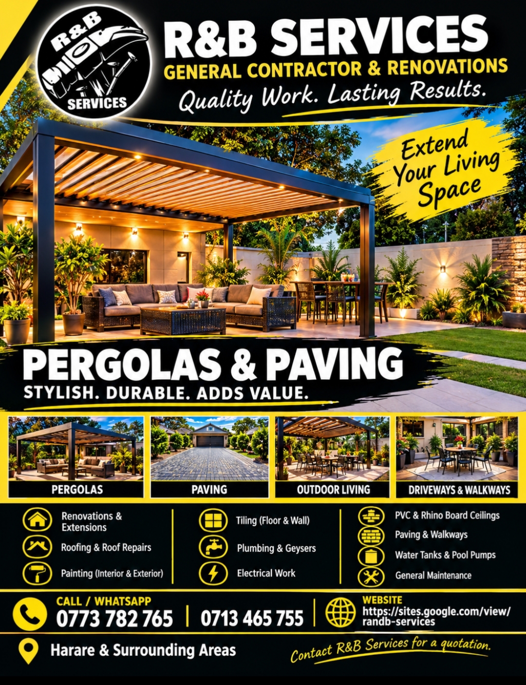 R&B Services – General Contractor and Renovations